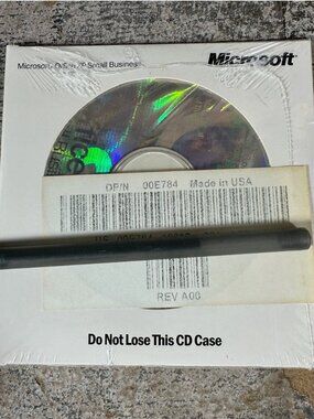 Dell Microsoft Office XP SBE Sealed in package, With product‎ key,